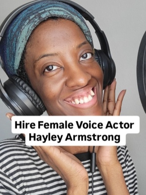 Black Voice Actress Hayley Armstrong Voiceover